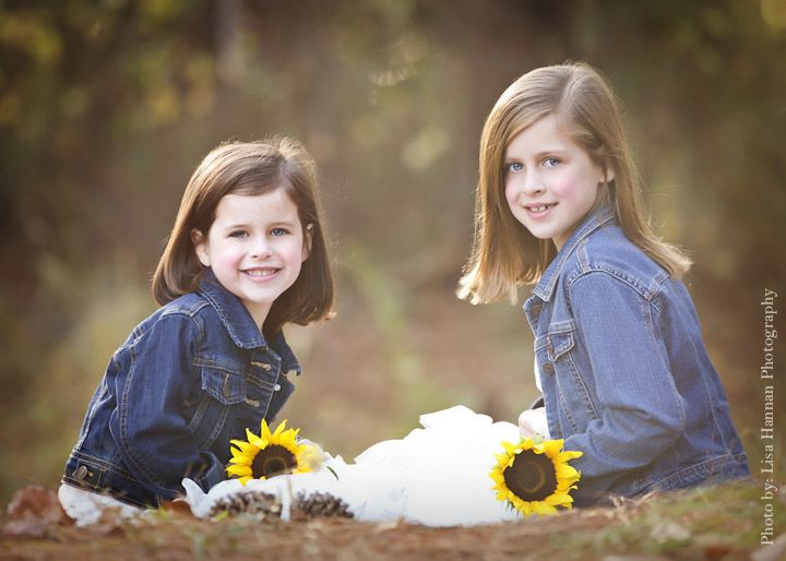 Young children with healthy smiles